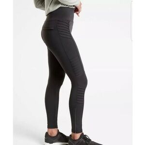 Athleta Delancey Motto Tight Black Leggings Pants Women’s Size XS 598323